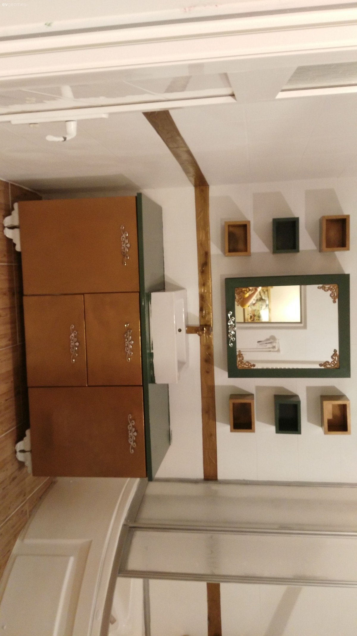 Buda hız alamayıp yeniledigim banyo