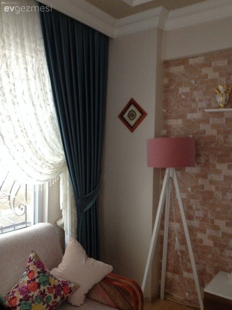 KUmaş kaplı lambader