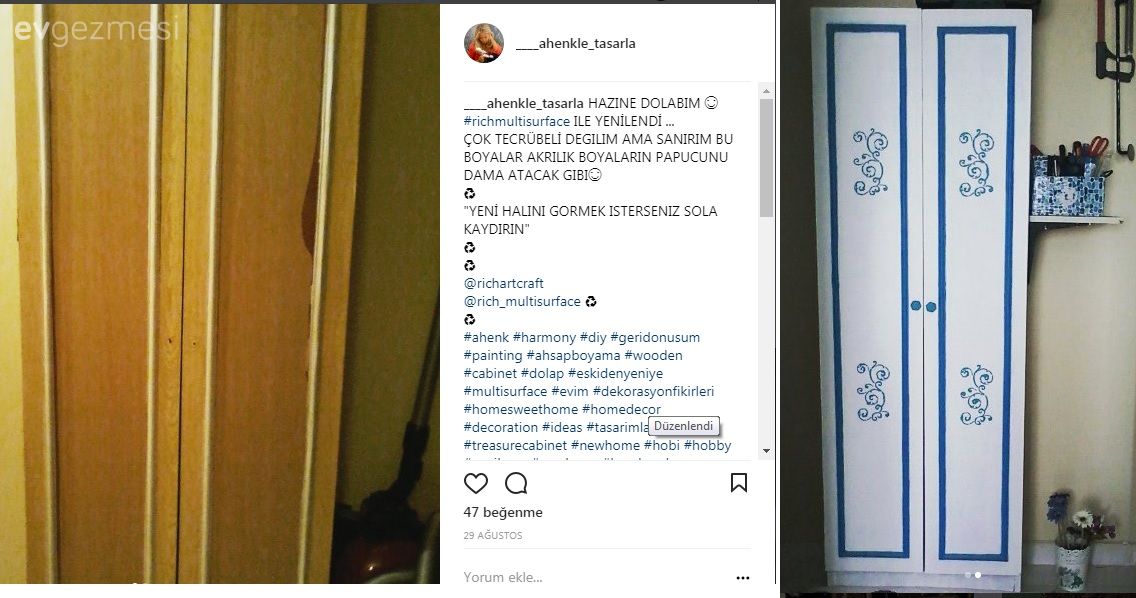 Hazine dolabımı yeniledim.. :)