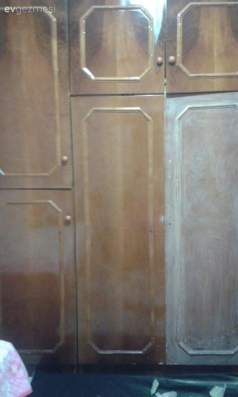 eski gardrobumu yeniledim