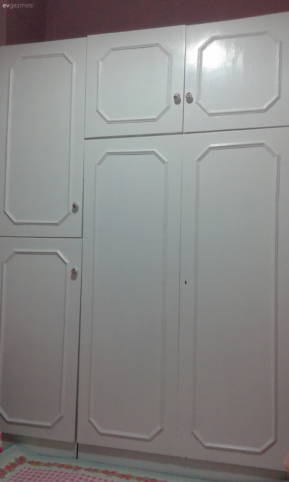 eski gardrobumu yeniledim