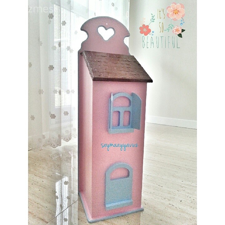 Poşetliğim de şirin olsun istedim :)