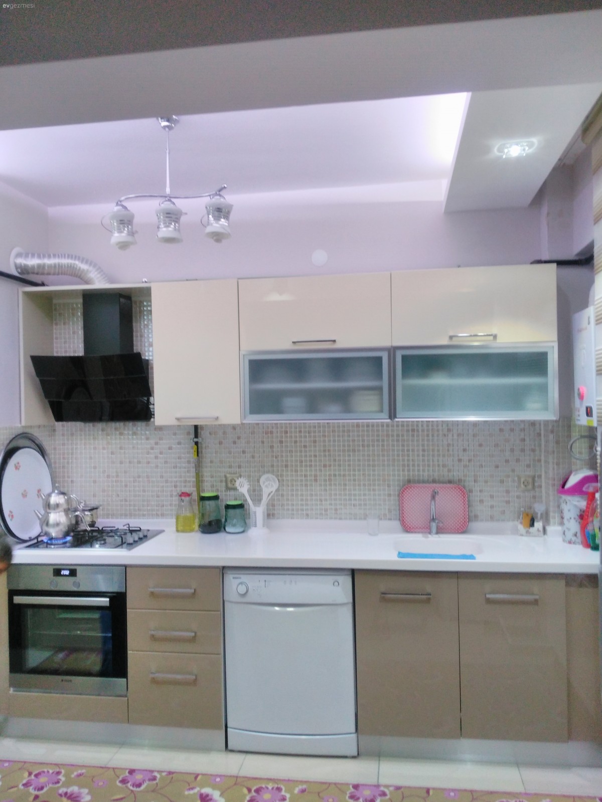 Yeni yaptirdigim mutfak