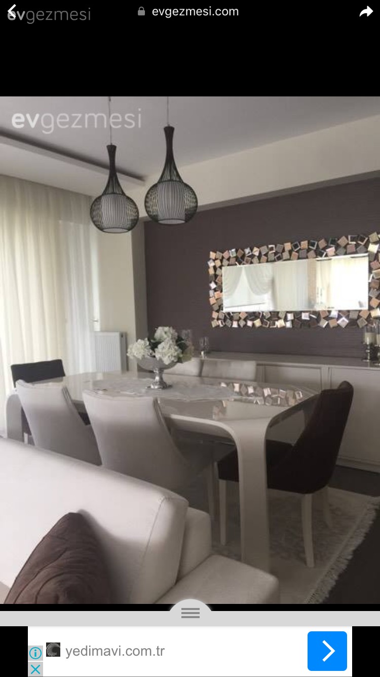 Derya hanımın kahve ve beyazla, aydınlık ve sıcak evi..