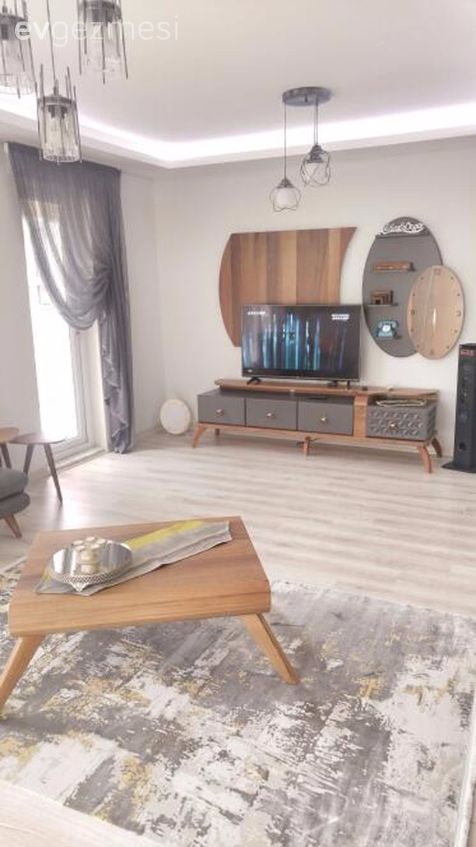 Salon, Ahşap Mobilya, Orta sehpa, Tv ünitesi, Ceviz