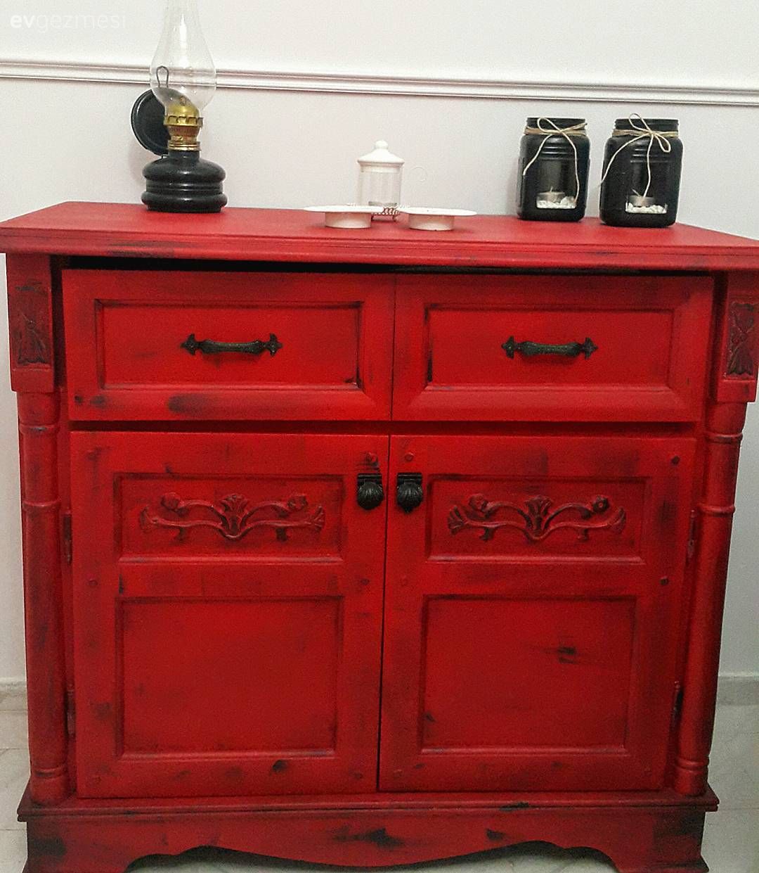 Kırmızı, Kendin Yap, Mobilya boyama