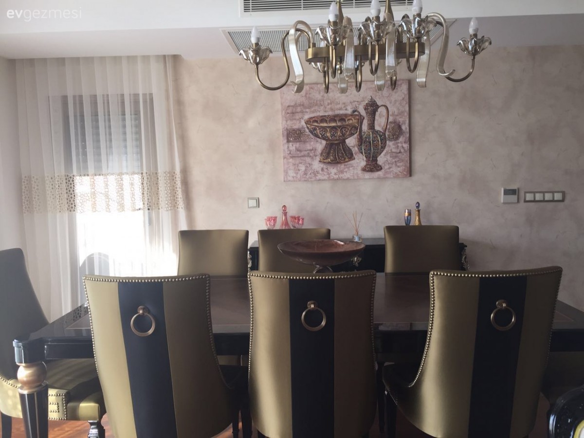 Zehra hanımın klasik stilde göz alıcı evi..