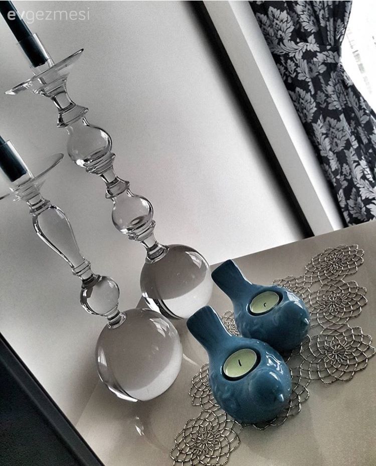 Dekoratif Objeler, Mavi, Salon