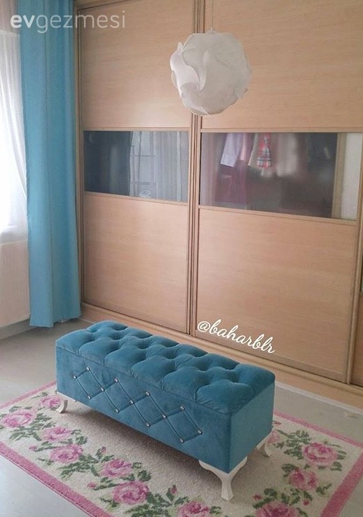 Bahar hanımın yeni taşındığı renkli ve özgün evi..