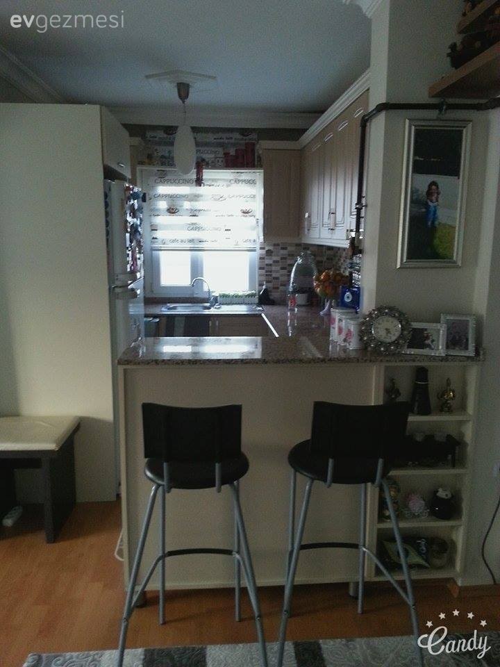 Songül hanımın kullanışlı ve iç açıcı, kutu gibi evi..