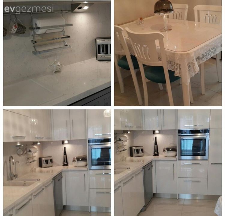 Beyaz mutfak, Modern mutfak, Mutfak