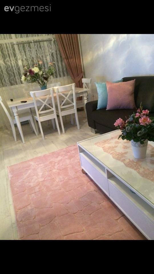 Halı, Pembe, Salon, Yemek Odası