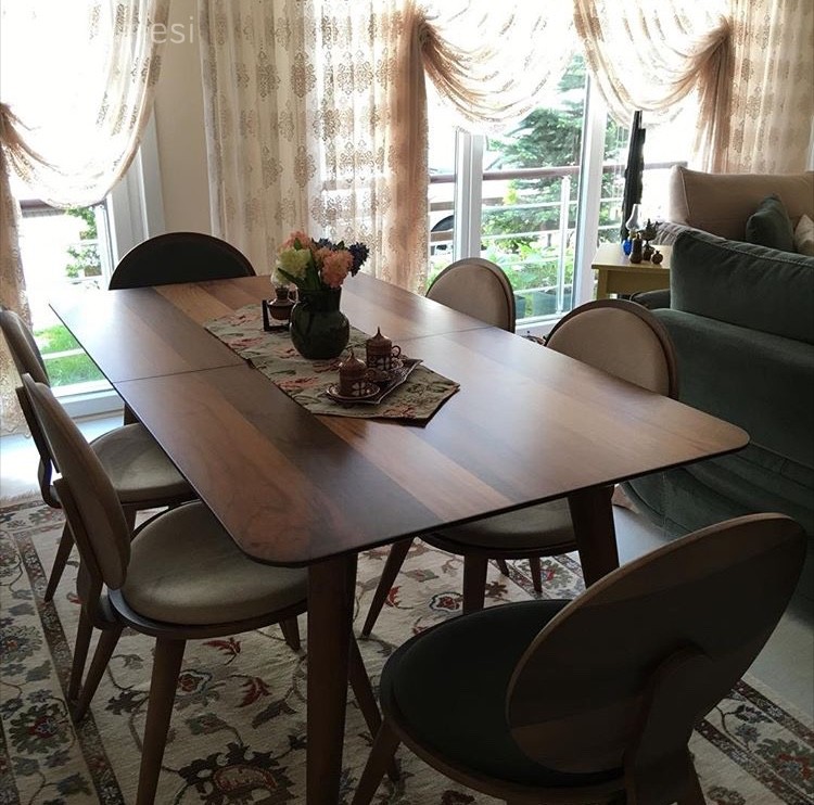 Ahşap Mobilya, Halı, Salon, Yemek Odası