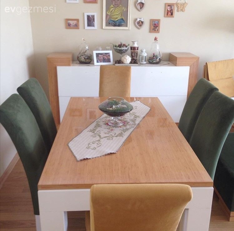 Dekoratif Objeler, Yemek Odası, Yeşil