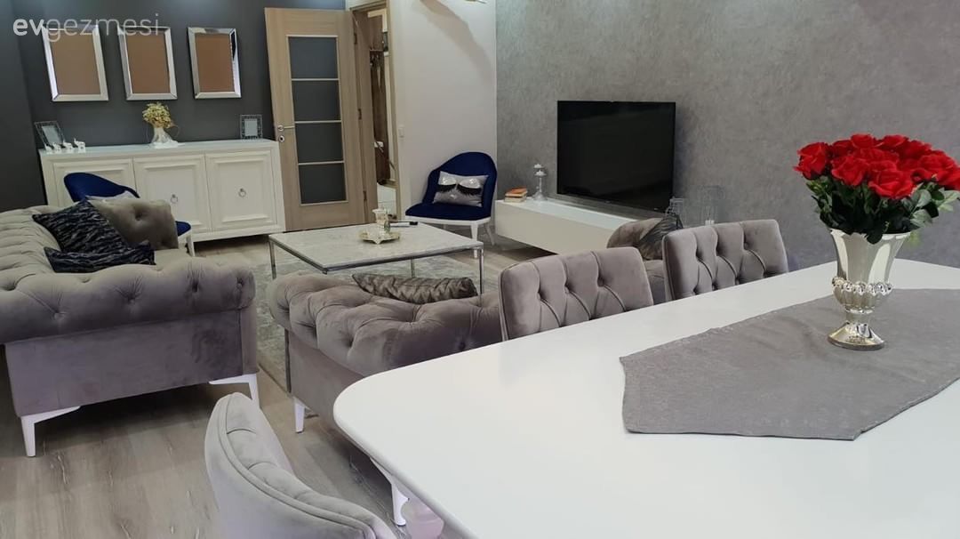 Bu evin bir bölümünde sakinlik, diğerinde yüksek bir enerji var. 