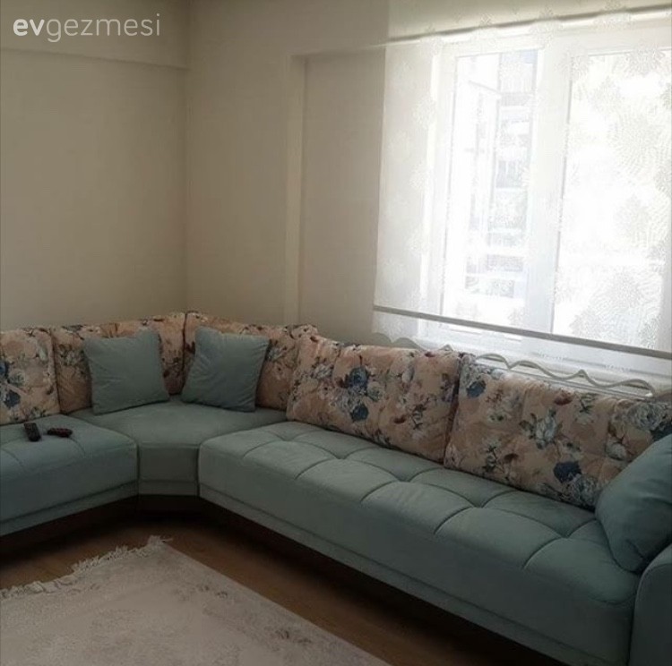 Köşe koltuk, Mavi, Oturma Odası