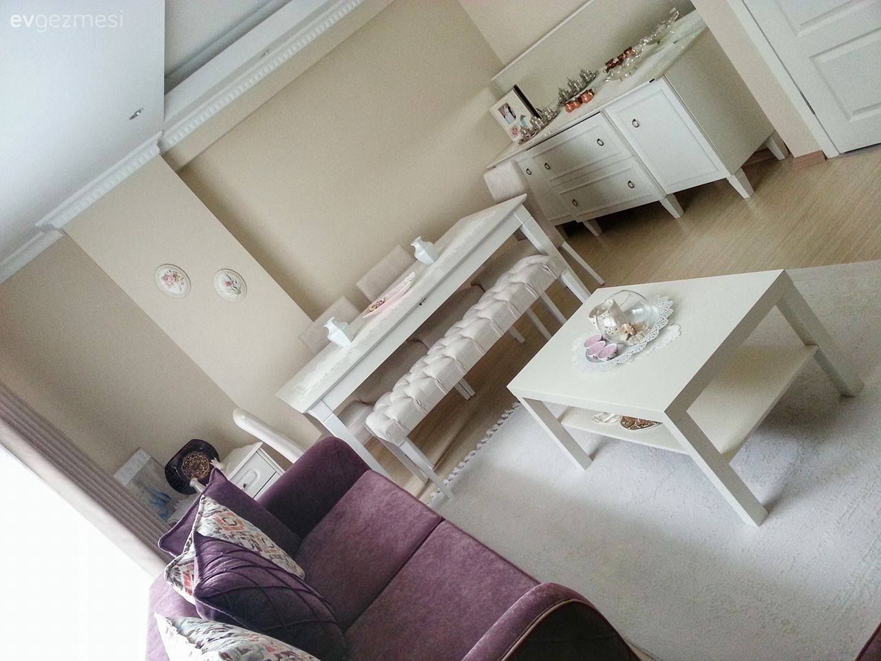 Bank, Halı, Konsol, Orta sehpa, Salon, Yemek Odası