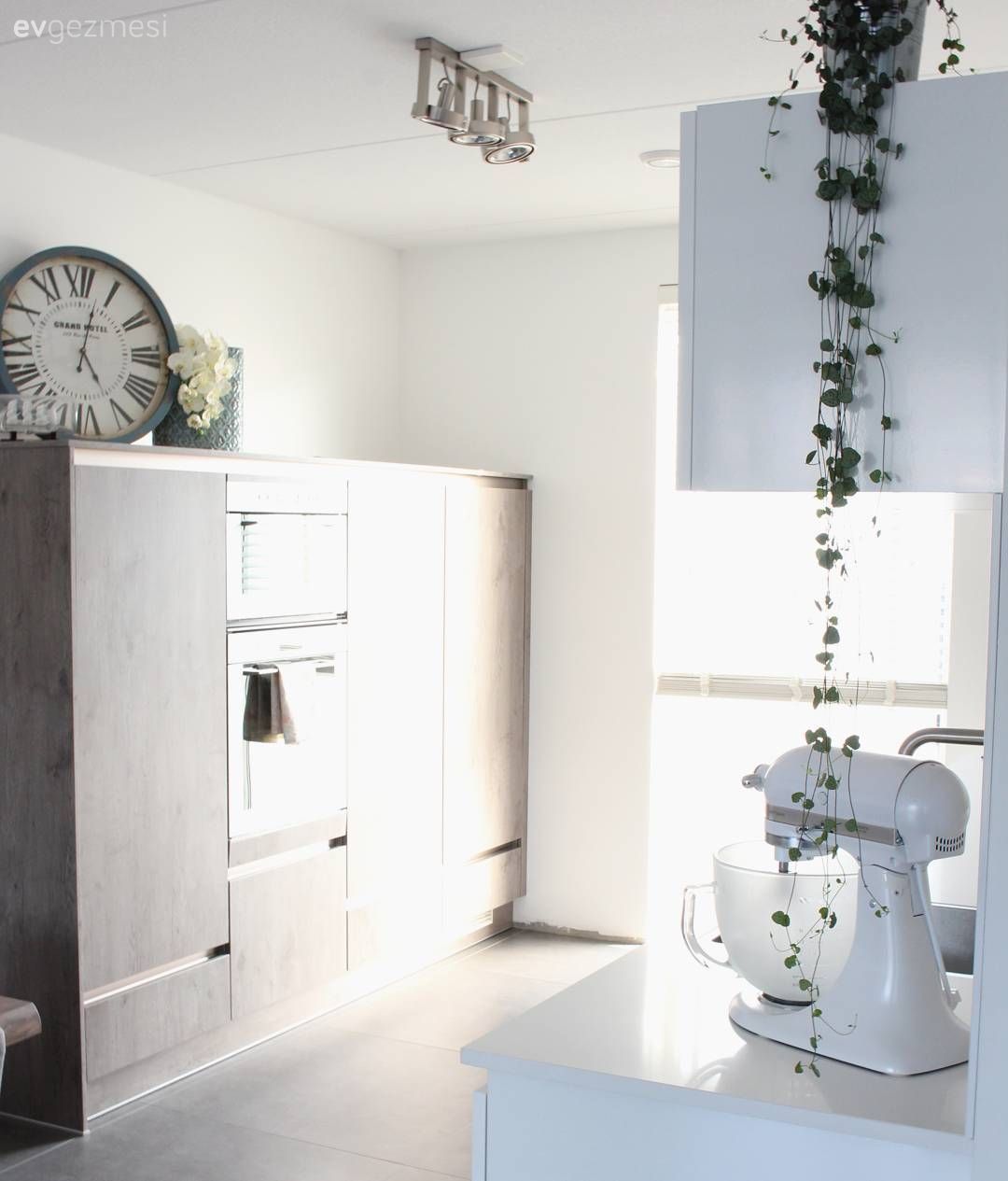 Beyaz mutfak, Mutfak, Duvar saati, Amerikan Mutfak