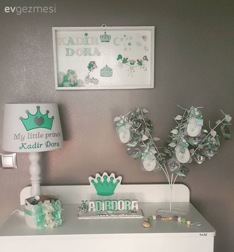 Çocuk Odası, Gri, Yeşil