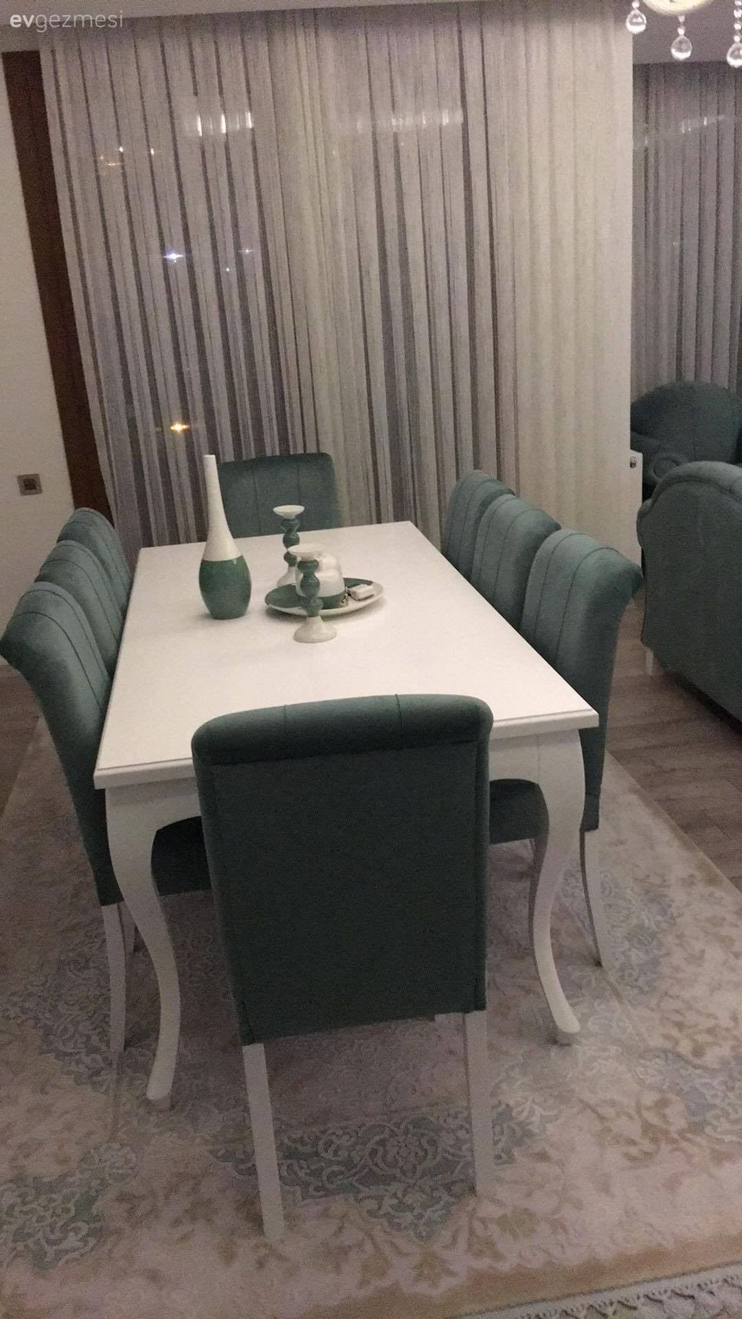 Dekoratif Objeler, Halı, Salon, Yemek Odası, Yeşil