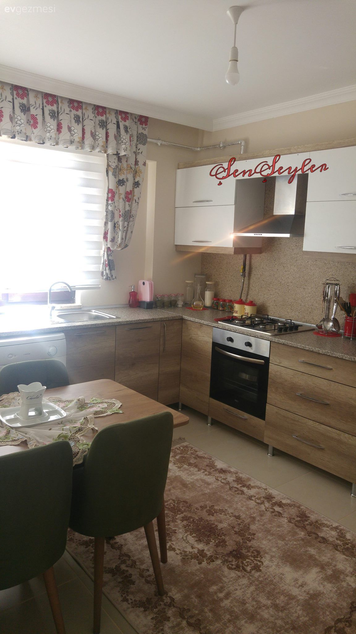 Salonumu yeni dizayn ettim