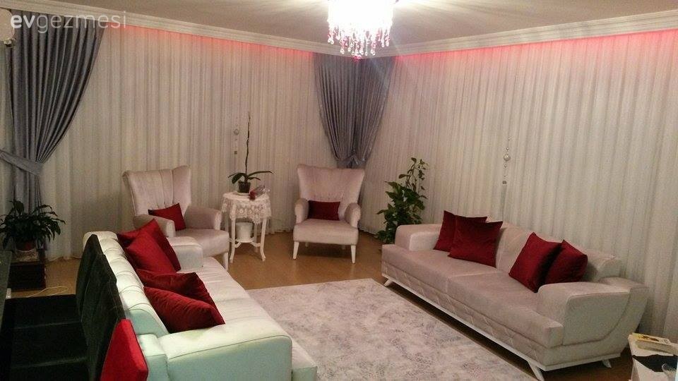 Aydınlatma, Bordo, Kırmızı, Salon, Siyah