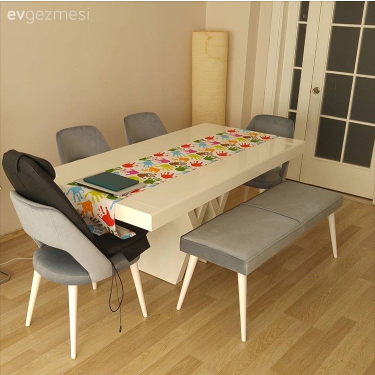 Fattuma hanımın denizden esinlendiği, canlı ve dinamik evi..