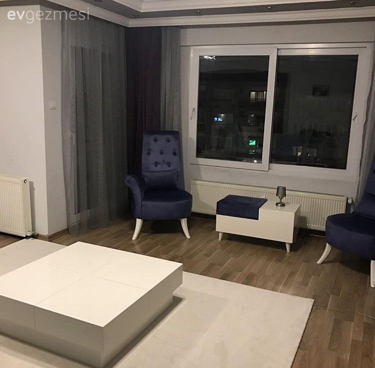 Berjer, Halı, Mavi, Mor, Orta sehpa, Salon