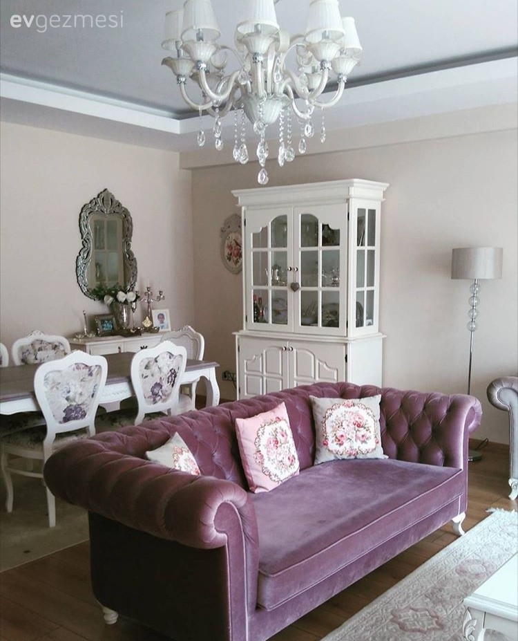 Görkem hanımın country stilde sofistike evi..