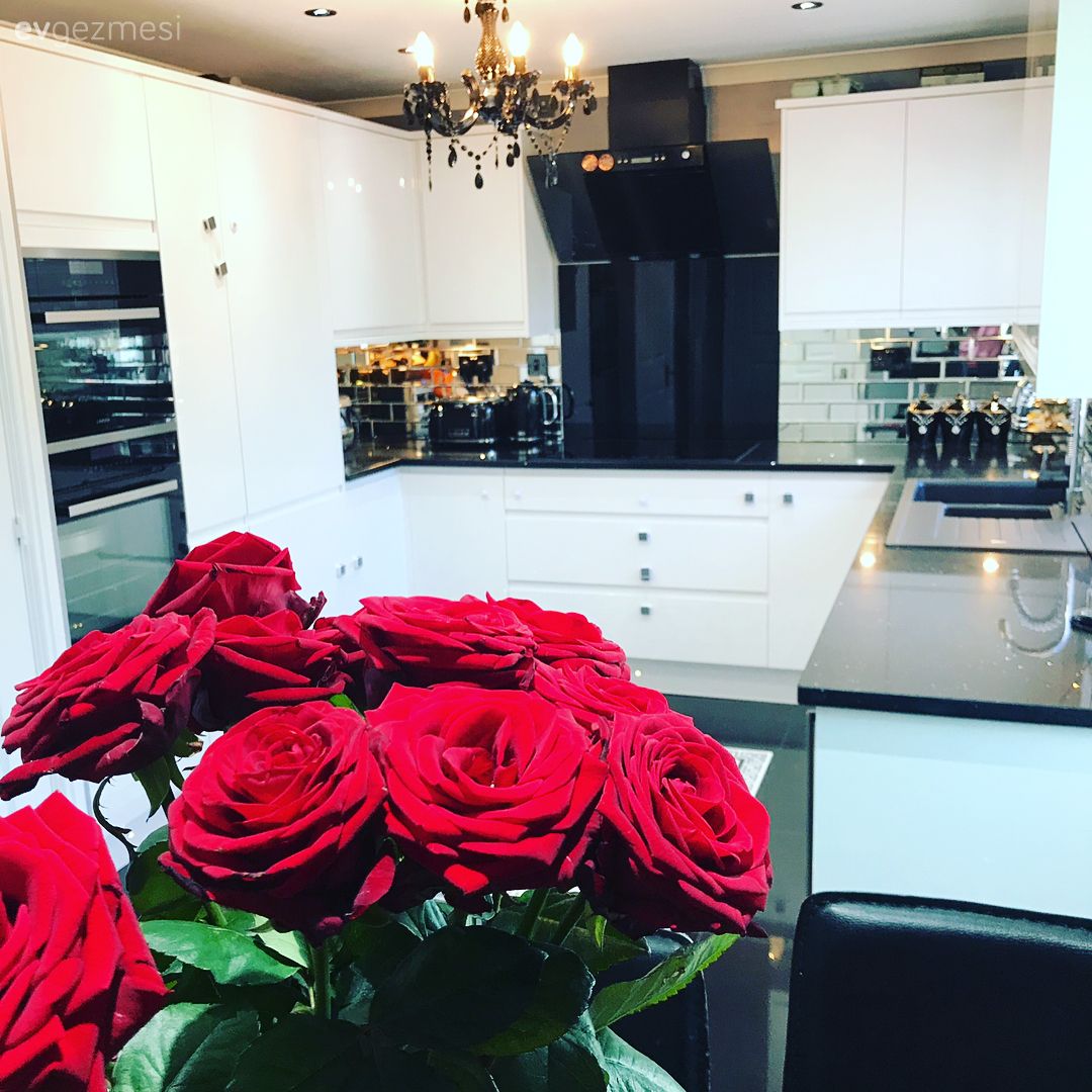 Kontrast Renkler ve Şık Aynalar ile Göz Alıcı Bir Dekor: Roze Hanım'ın Evi