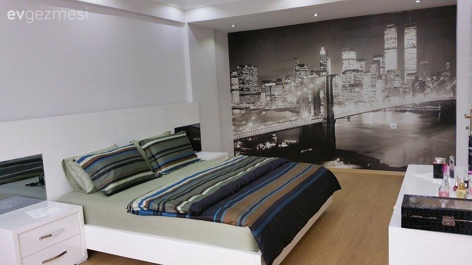 Duvar kağıdı, Yatak Odası