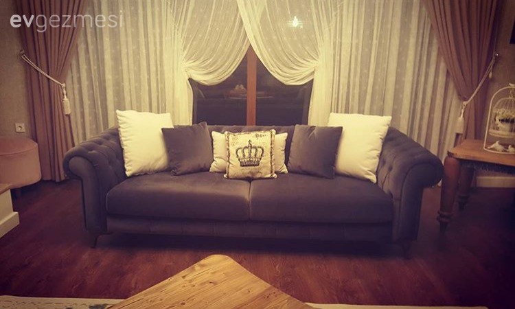 Kruvaze perde, Perde, Salon