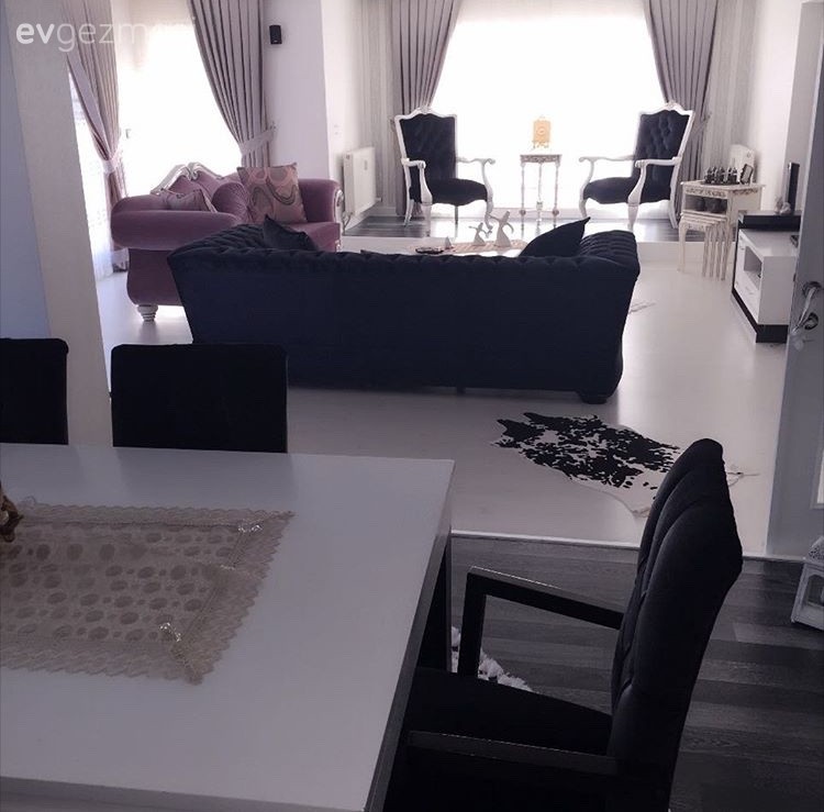 Berjer, Salon, Siyah, Yemek Odası