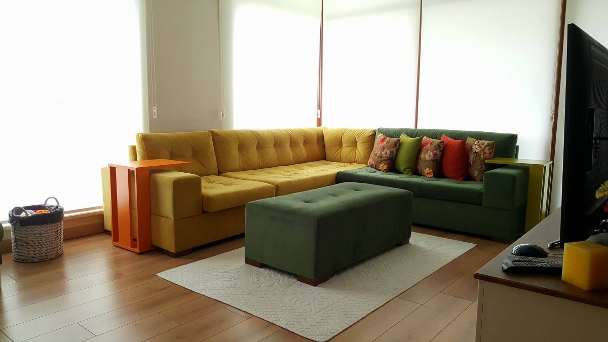 Çarpıcı renkte dokunuşlarla, enerjisi yüksek bir ev: Tuba hanımın evi!