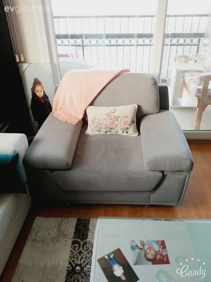 Songül hanımın kullanışlı ve iç açıcı, kutu gibi evi..