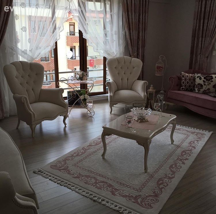 Berjer, Halı, Orta sehpa, Pembe, Salon