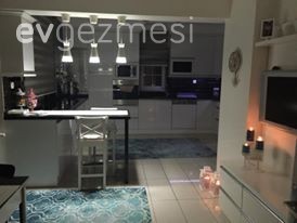 Aydınlatma, Beyaz, Mavi, Mutfak, Siyah