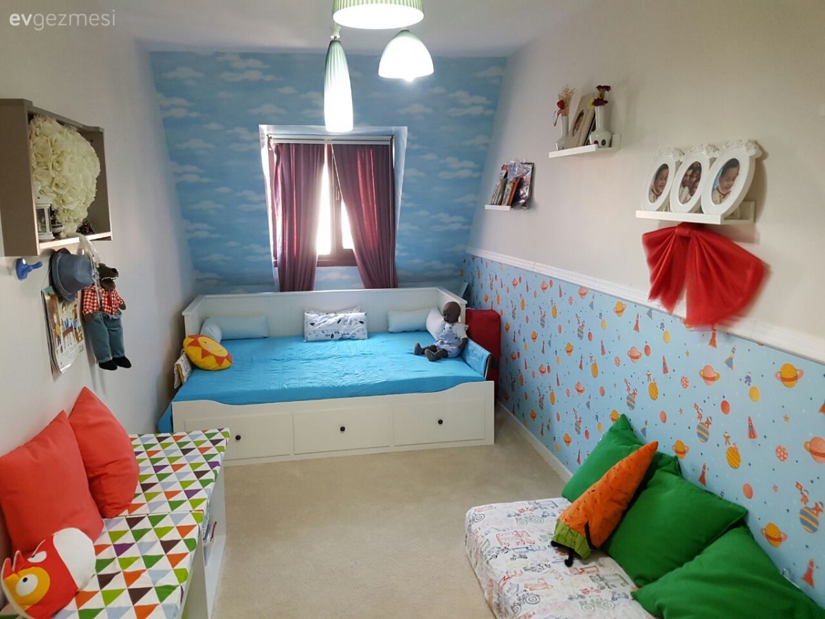 Çatı katında, her köşesi keyifli bir alan: Figen hanımın evi..