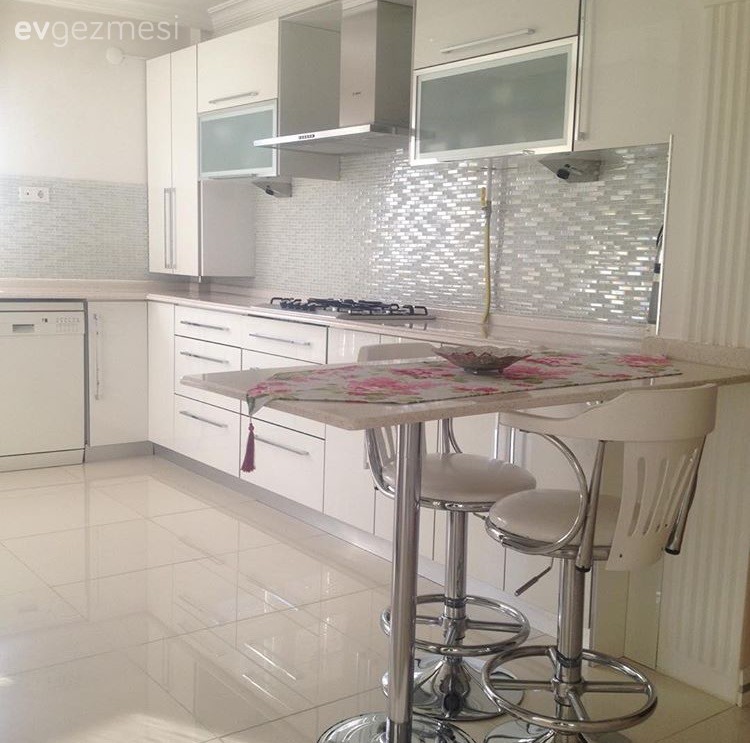 Ankastre, Beyaz mutfak, Modern mutfak, Mutfak