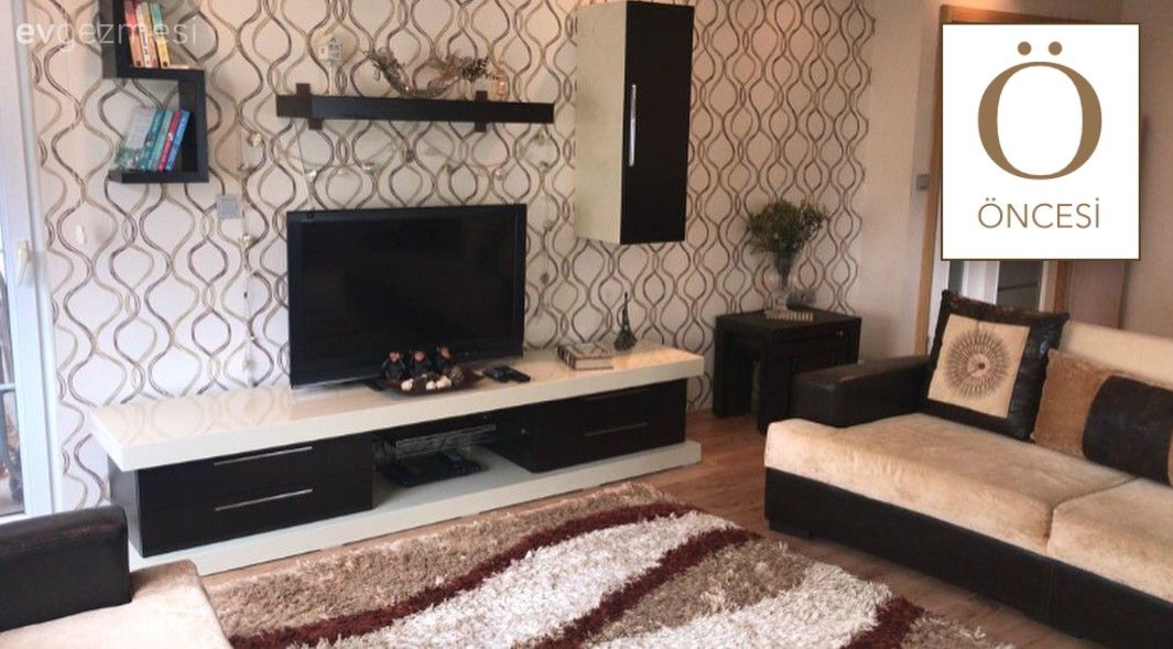 Baştan aşağı yenilenen bir salon, göz alıcı dekor. Bahar hanımın evinden..