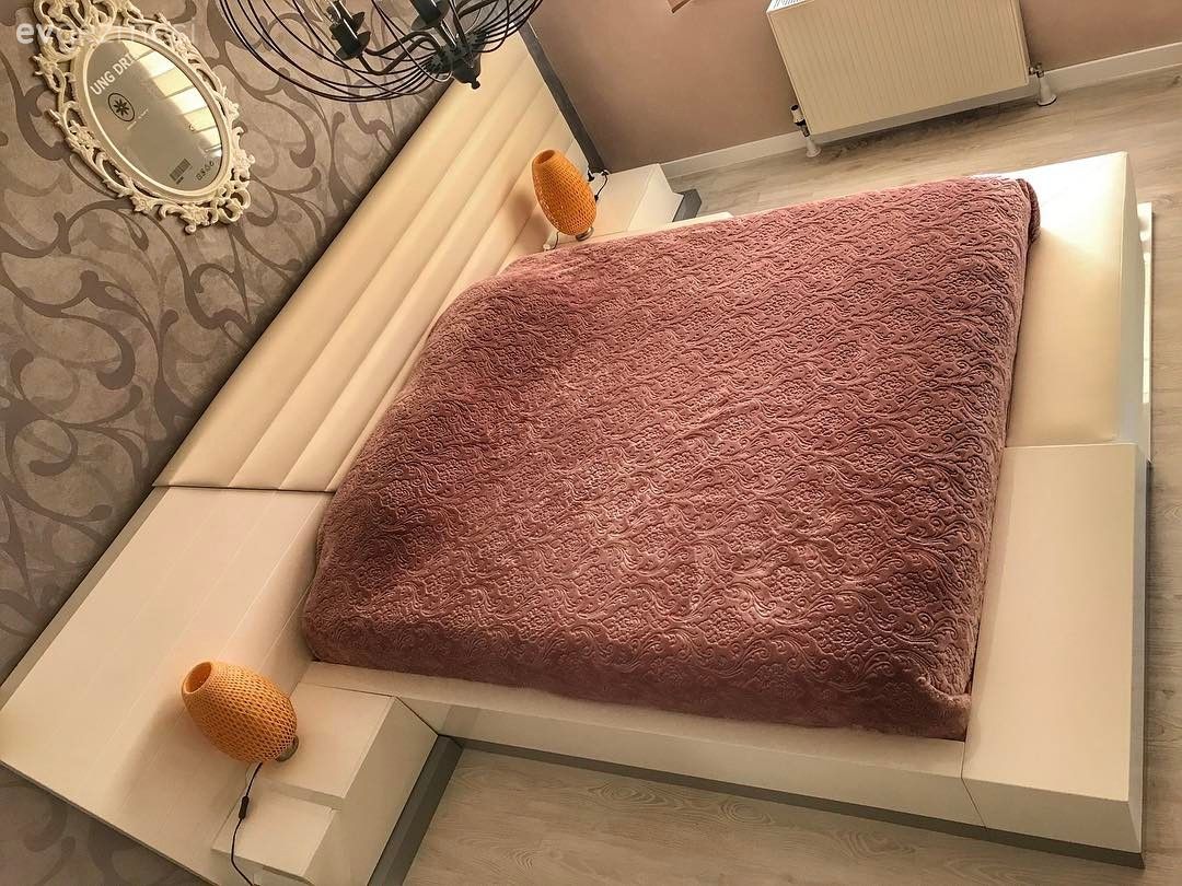 Yatak Odası, Mor, Duvar kağıdı, Yatak örtüsü