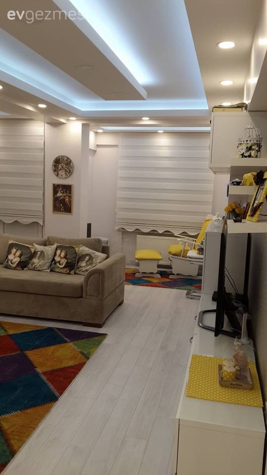 Perde, Salon, Tv ünitesi