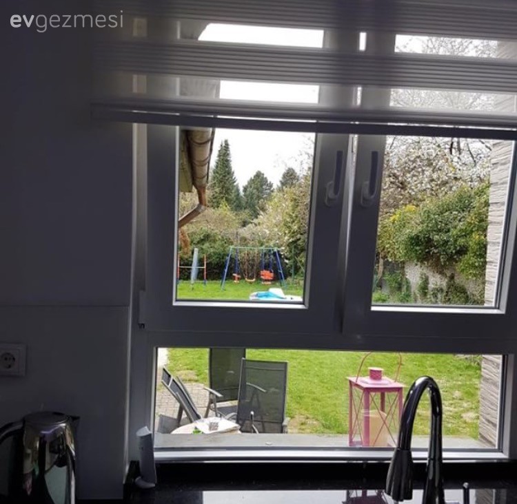 Modern stilde, şık bir mutfak. Özlem hanımın mutfağı!