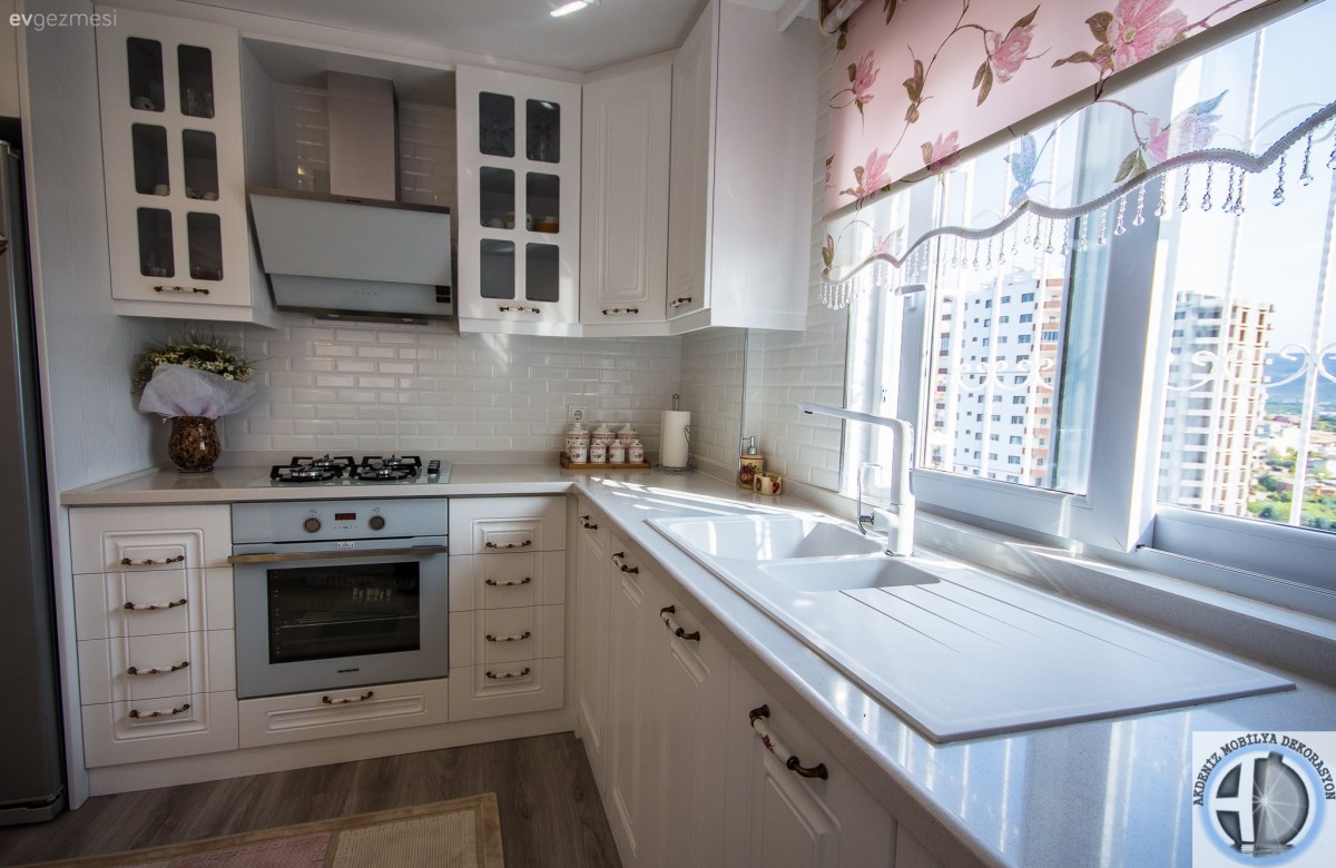 Ferah ve cıvıl cıvıl. Melike hanımın yeni mutfağı..