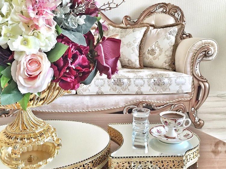 Altın, Avangart, Dekoratif Objeler, Krem, Salon