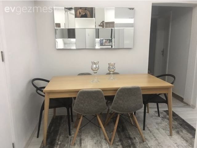 Ayna, Gri, Halı, Salon, Yemek Odası