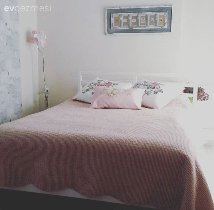 Ayça hanımın her detayı nostalji kokan, el emeği dolu evi..