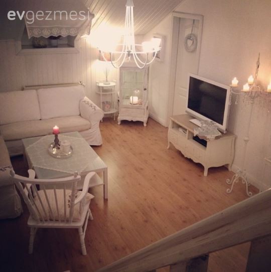 Aydınlatma, Dubleks evler, Salon, Tv ünitesi