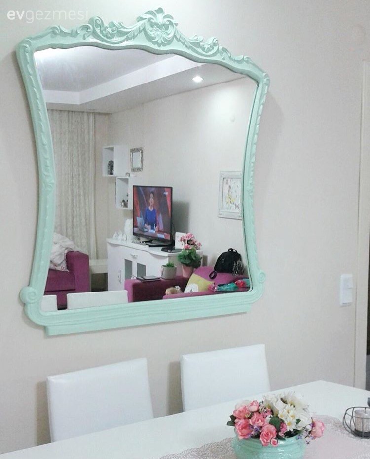 Ayna, Mobilya boyama, Öncesi / Sonrası