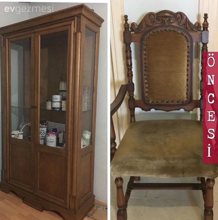 Kendin Yap, Mobilya boyama, Öncesi / Sonrası
